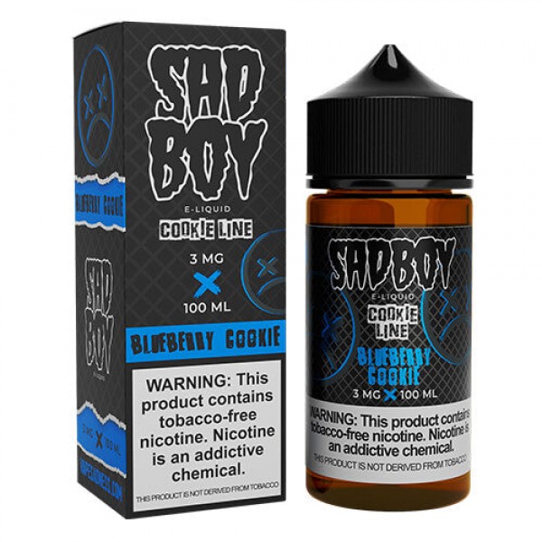 Sadboy Tobacco-Free Cookie Line – Blueberry – 100ml / 0mg