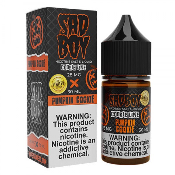 Sadboy Tobacco-Free SALTS Cookie Line – Pumpkin (Limited Edition) – 30ml / 48mg