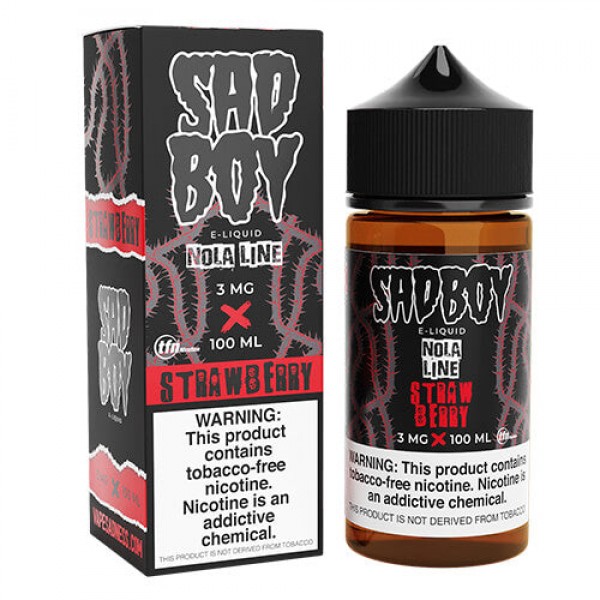 Sadboy Tobacco-Free Nola Line – Strawberry – 100ml / 0mg