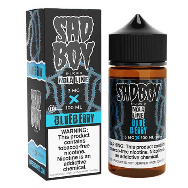 Sadboy Tobacco-Free Nola Line – Blueberry – 100ml / 0mg