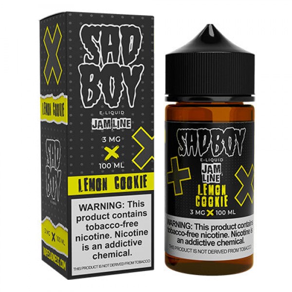 Sadboy Tobacco-Free Jam Line – Lemon Cookie – 100ml / 6mg
