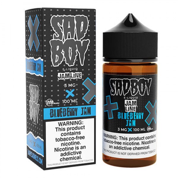 Sadboy Tobacco-Free Jam Line – Blueberry – 100ml / 6mg