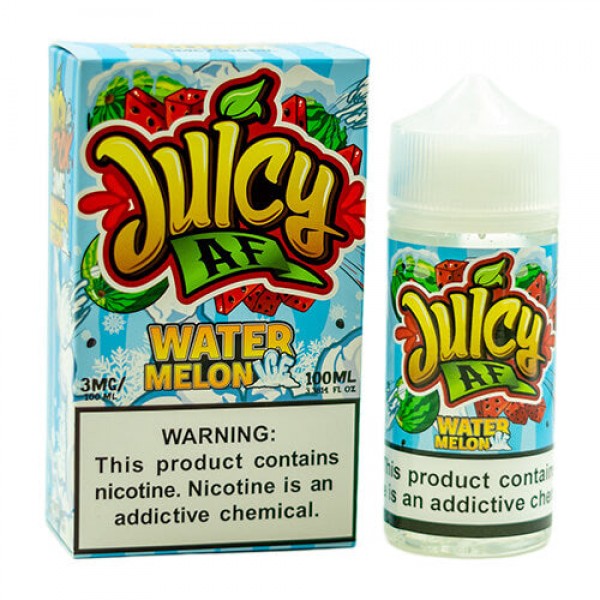 Juicy Af E-Juice – Watermelon Ice – 100ml / 3mg