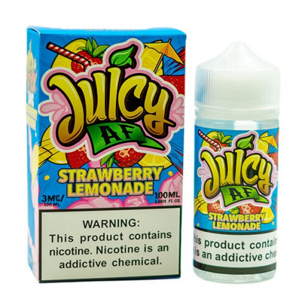 Juicy Af E-Juice – Strawberry Lemonade – 100ml / 6mg