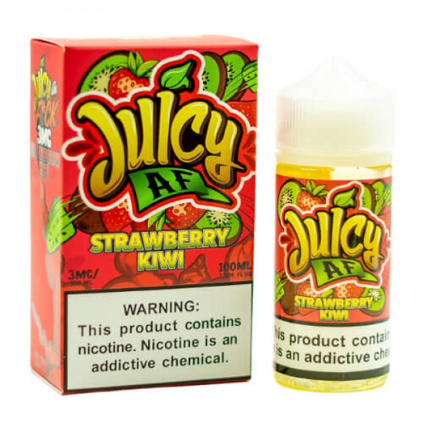Juicy Af E-Juice – Strawberry Kiwi – 100ml / 6mg